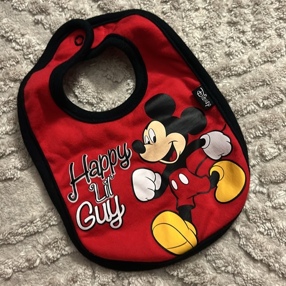 Mickey Mouse 0-3 Months Matching Set Pants Onesie Hooded Ears Zip Up Sweatshirt - Picture 3 of 7
